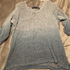 Ombré lightweight pullover